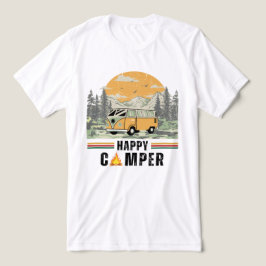 ヴィンテージサマーマウンテンアドベンチャーキャンパー自然 トライブレンドＴシャツ