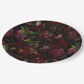 ヴィンテージサマーロマンチシズムMaximalismムーディーズフローラ ペーパープレート (アングル)