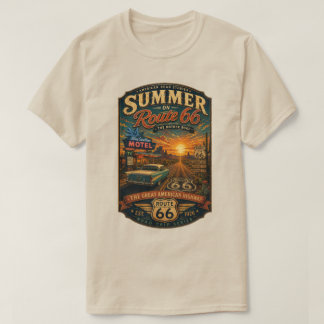 ヴィンテージサマー・ルート66 Tシャツ