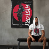 ヴィンテージサムライ赤インスパイア朝日グラフィック Tシャツ