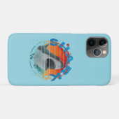 ヴィンテージサメ釣り人釣りプレゼント Case-Mate iPhoneケース (裏面(横))