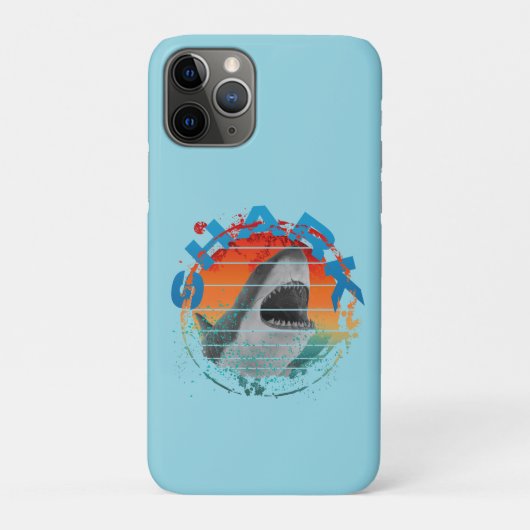 ヴィンテージサメ釣り人釣りプレゼント Case-Mate iPhoneケース (裏)
