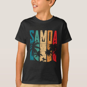 ヴィンテージサモアビーチサンセットサモア Tシャツ