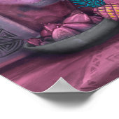 ヴィンテージサモアン – ハワイアンスチルライフファインアート ポスター (角)