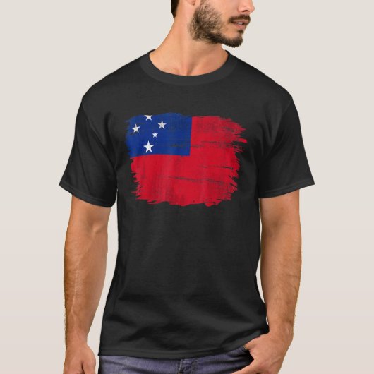 ヴィンテージサモア国旗 Tシャツ (正面)