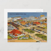 ヴィンテージサリスベリービーチ,マサチューセッツ ポストカード (正面/裏面)