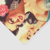 ヴィンテージサルサ・ピンアップ 薄葉紙 (詳細)