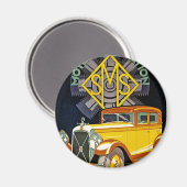 ヴィンテージサルムソン自動車広告 マグネット (正面/裏面)