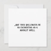 ヴィンテージサレムウィッチゴシッ不気味クハロウィーン カード (裏面)