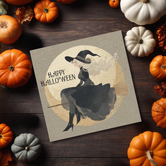 ヴィンテージサレムウィッチゴシッ不気味クハロウィーン カード