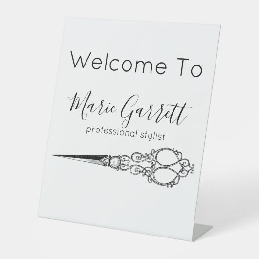 ヴィンテージサロン事業 台座サイン (正面)