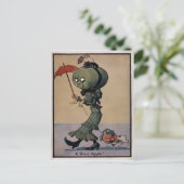 ヴィンテージサワーアップル葉書 ポストカード (スタンド正面)