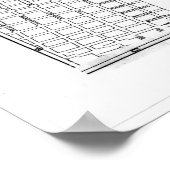 ヴィンテージサンアントニオテキサス州の地図（1909年） BW ポスター (角)