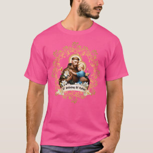 ヴィンテージサンアントニオブパドゥアカトリック聖乳児 Tシャツ