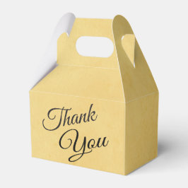 ヴィンテージサンキューイエロー金ゴールドとブラック フェイバーボックス