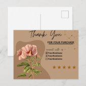 ヴィンテージサンキューカード ポストカード (正面/裏面)