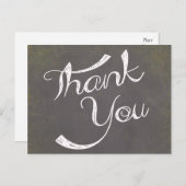 ヴィンテージサンキューブラック動揺してシャルボード ポストカード (正面/裏面)