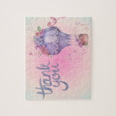 ヴィンテージサンキューホットエアバルーン ジグソーパズル (縦)