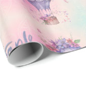 ヴィンテージサンキューホットエアバルーン ラッピングペーパー (ロールコーナー)