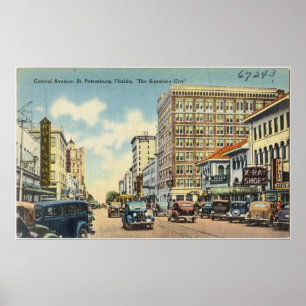 ヴィンテージサンクトペテルブルク・フロリダ ポスター