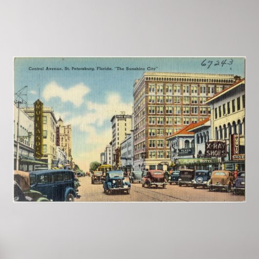 ヴィンテージサンクトペテルブルク・フロリダ ポスター (正面)