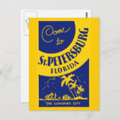 ヴィンテージサンクトペテルブルク・フロリダ ポストカード (正面/裏面)