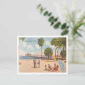 ヴィンテージサンクトペテルブルグフロリダスパビーチ桟橋 ポストカード (スタンド正面)