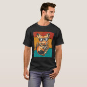 ヴィンテージサングラスチンチリ Tシャツ (正面フル)