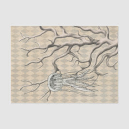 ヴィンテージサンゴとクラゲティッシュペーパー 薄葉紙