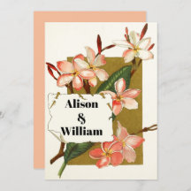 ヴィンテージサンゴオレアンダーフローラ春の結婚式