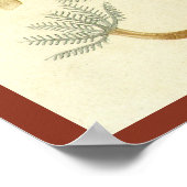 ヴィンテージサンゴ動物科学教科教科書生物学 ポスター (角)