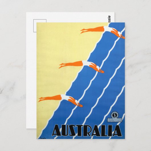 ヴィンテージサンシャインとサーフinオーストラリア旅行 ポストカード (正面/裏面)