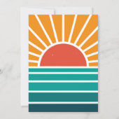 ヴィンテージサンシャインサンキューカードベビーシャワーボーイ サンキューカード (裏面)