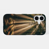 ヴィンテージサンシャインビームの森 iPhone 16ケース (裏面横)