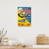 ヴィンテージサンシャインルートブリスベン&ケアンズオーストラリア ポスター (キッチン)