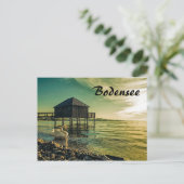 ヴィンテージサンセットアットレイクコンスタンス ポストカード (スタンド正面)