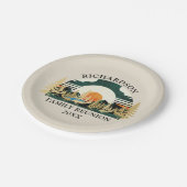 ヴィンテージサンセットキャンピングトリップファミリー懇親会 ペーパープレート (アングル)