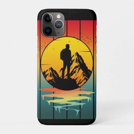 ヴィンテージサンセットキャンプ Case-Mate iPhoneケース (裏)