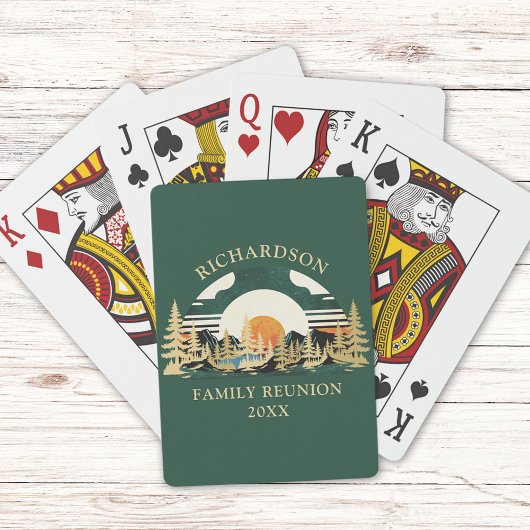 ヴィンテージサンセットグリーンキャンピングゲームズファミリー懇親会 トランプ