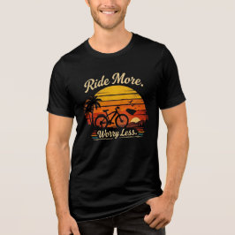 ヴィンテージサンセットサイクリングTシャツ トライブレンドTシャツ