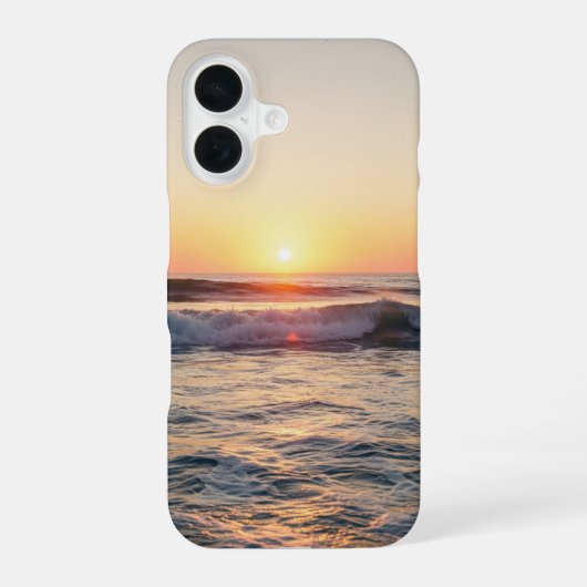 ヴィンテージサンセットシー iPhone 16ケース (裏面)