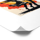 ヴィンテージサンセットダンス ポスター (角)