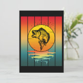 ヴィンテージサンセットフィッシュ魚釣り海 招待状 (スタンド正面)