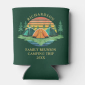 ヴィンテージサンセットフォレストグリーンキャンピングファミリー懇親会 缶クーラー (裏面)