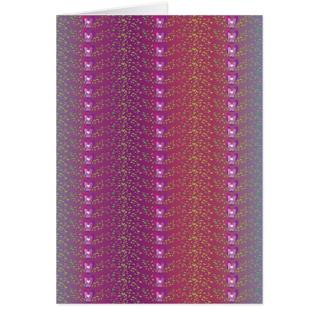 ヴィンテージサンセットフローラの壁紙パターン (正面)