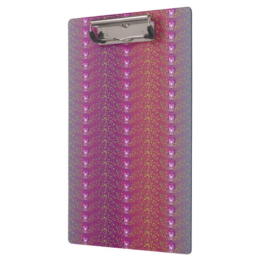 ヴィンテージサンセットフローラの壁紙パターン クリップボード (左)