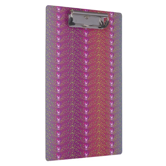 ヴィンテージサンセットフローラの壁紙パターン クリップボード (右)