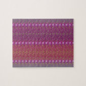 ヴィンテージサンセットフローラの壁紙パターン ジグソーパズル (横)