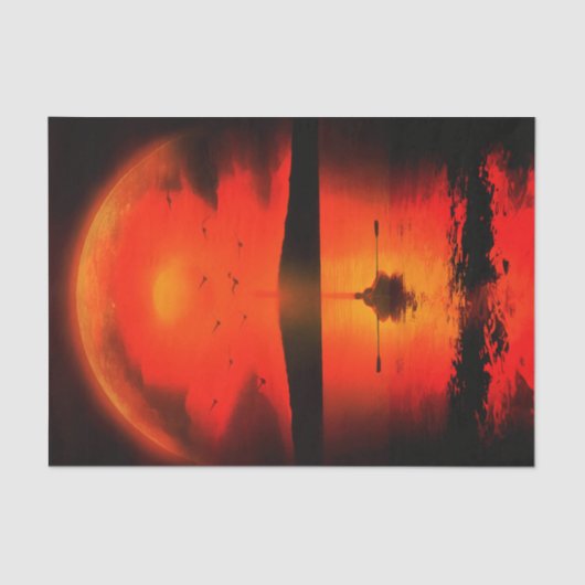 ヴィンテージサンセットホープ信仰ラブ勇気付けられる 薄葉紙 (正面)