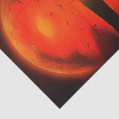 ヴィンテージサンセットホープ信仰ラブ勇気付けられる 薄葉紙 (詳細)